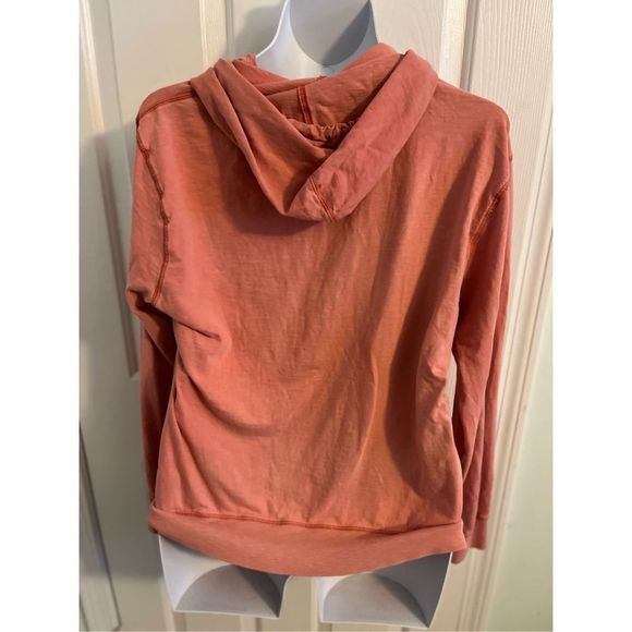 J. Crew - Coral Lightweight Hoodie- Size Large. - Picture 7 of 7